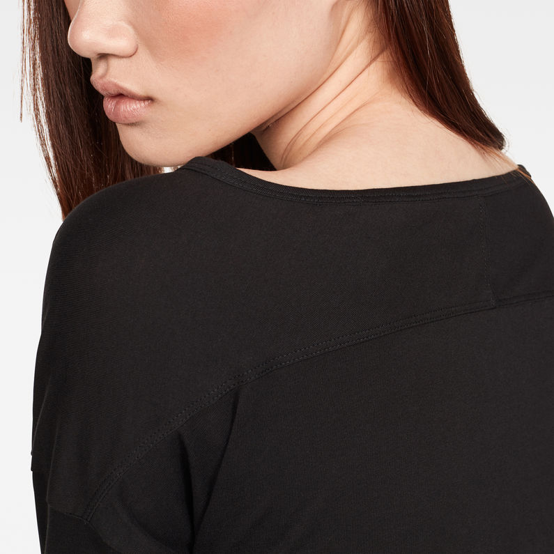 G-Star RAW® Haut Lajla New Noir detail shot