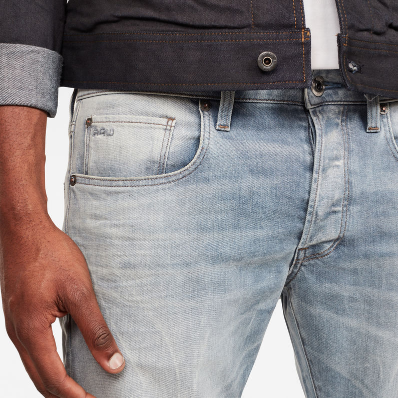G-Star RAW® 3301 Slim Jeans Midden blauw