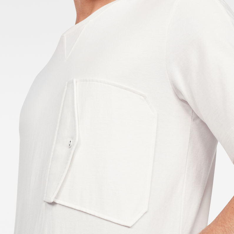 G-Star RAW® Korpaz Pocket T-Shirt Beige detail shot