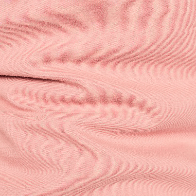G-Star RAW® Earth Round Neck T-Shirt Pink fabric shot
