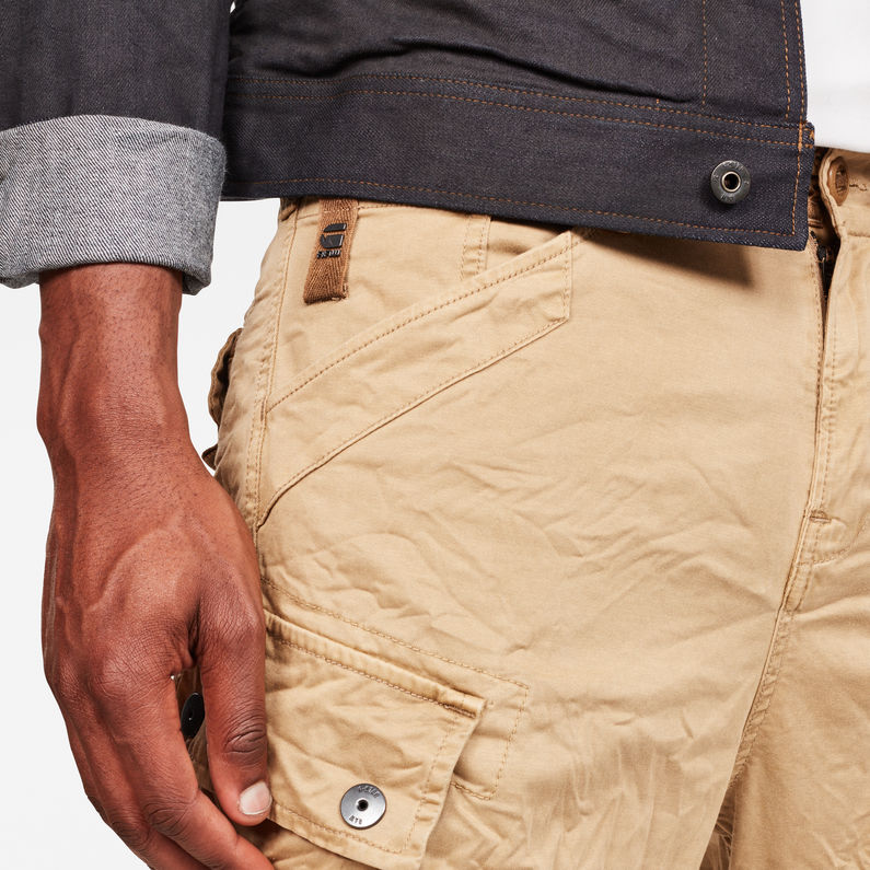 G-STAR® Roxic Pant Brown detail shot