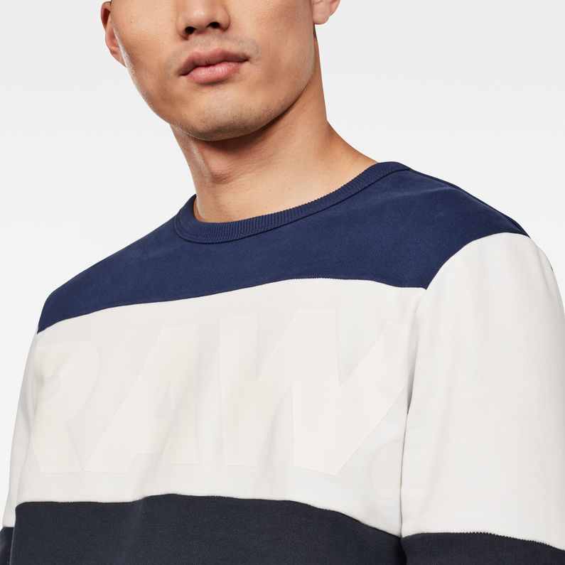 G-STAR® Libe Core Sweater Dark blue detail shot