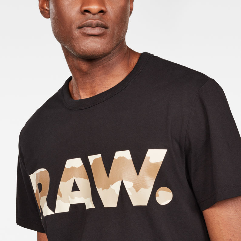G-Star RAW® Graphic 6 T-Shirt Black detail shot