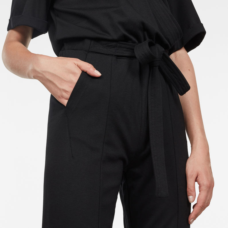 G-STAR® Ingot Loose Jumpsuit Black detail shot