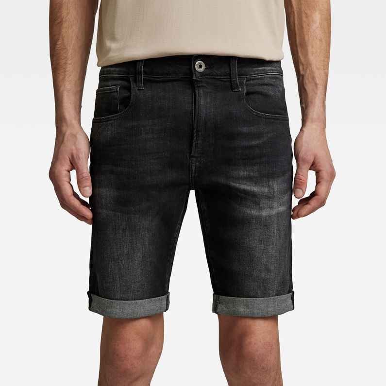 G-Star RAW® 3301 Slim Short Grey detail shot buckle