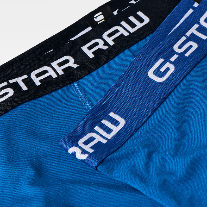 G-Star RAW® Classic Trunk 2-Pack Medium blue detail shot