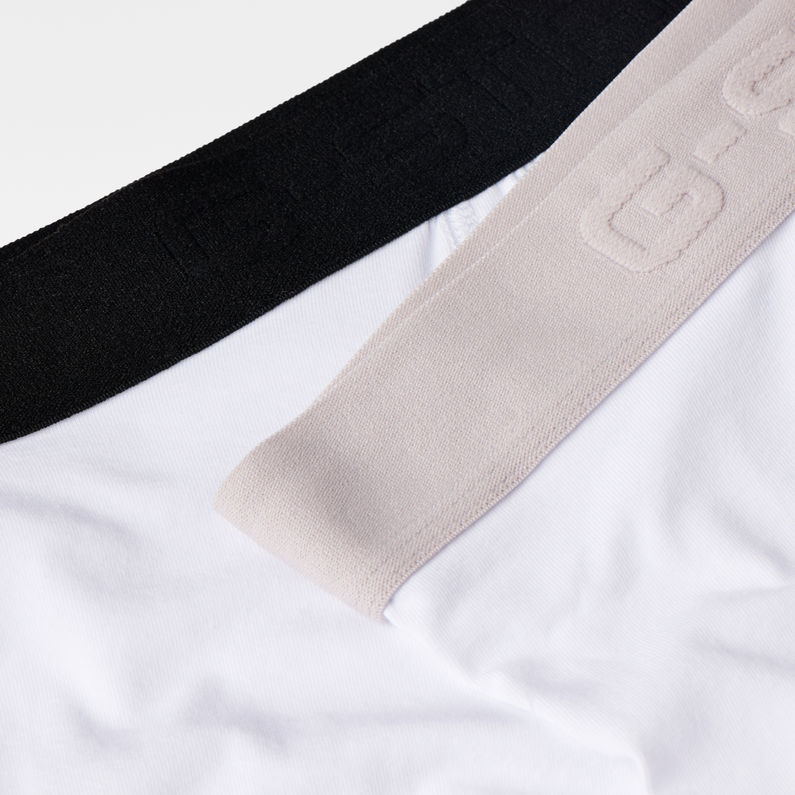 G-STAR® Classic Trunk 2-Pack White detail shot