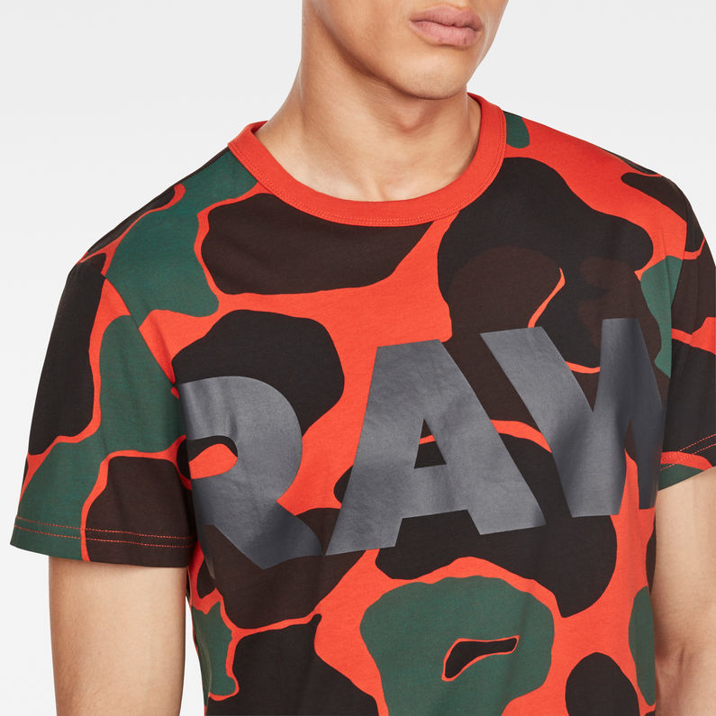 camo print t shirt