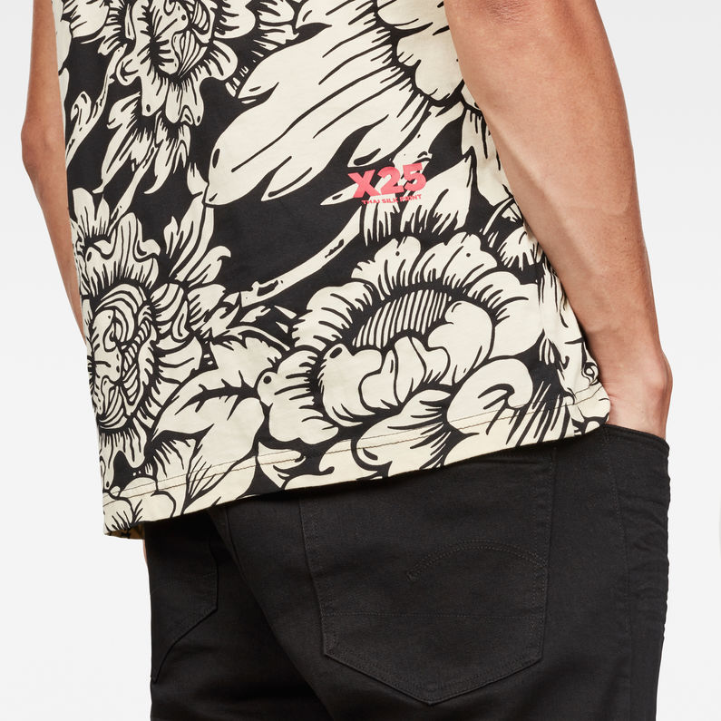 G-Star RAW® Thai Silk X25 Print T-Shirt White detail shot