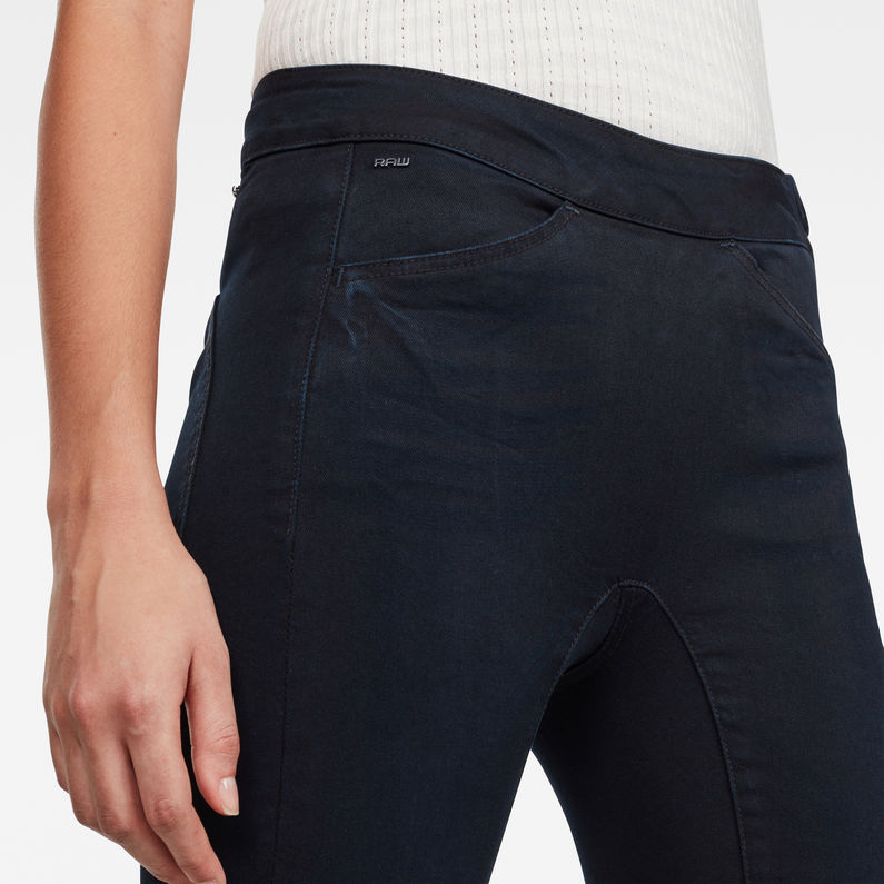 G-STAR® High Jegging Ankle Jeans Dark blue detail shot