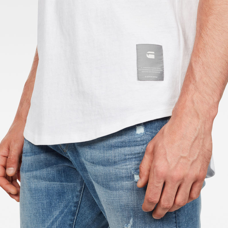 G-Star RAW® Swando New Relaxed T-Shirt Blanc detail shot