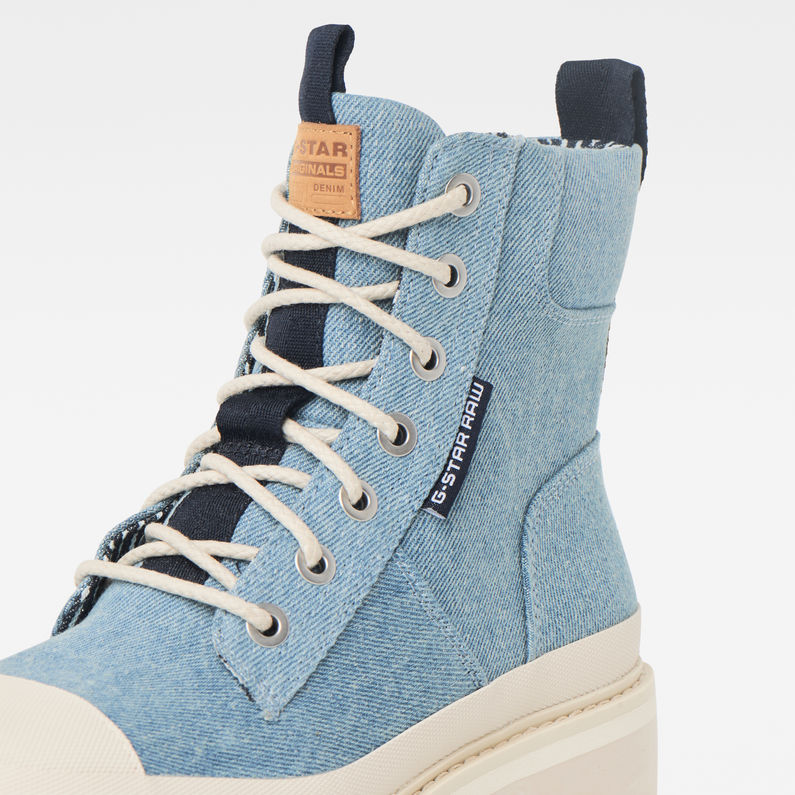 G-STAR® Bottines Aefon Bleu clair detail
