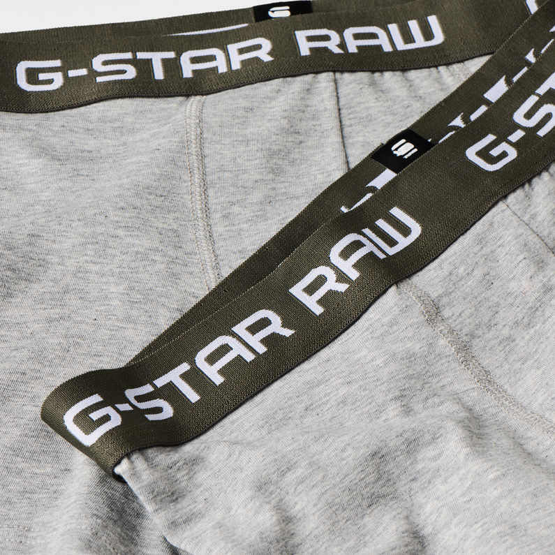 G-Star RAW® Classic Trunk 2-Pack Gris detail shot