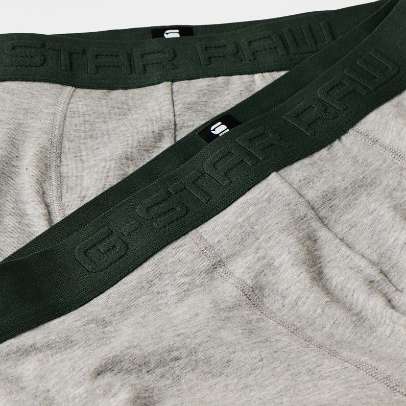 G-Star RAW® Classic Trunk 2-Pack Green detail shot