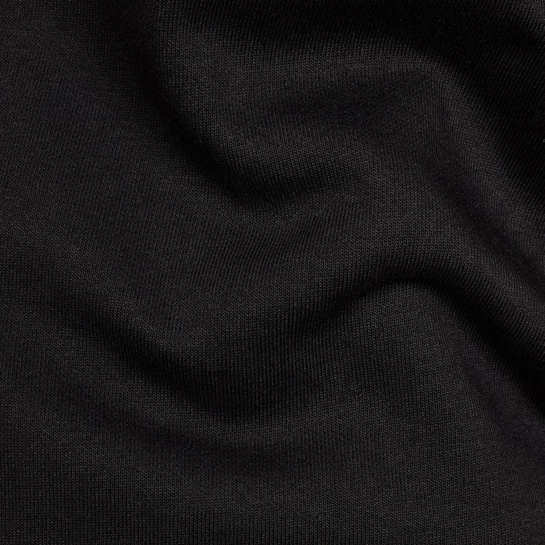 G-Star RAW® Zip Sweat Black fabric shot