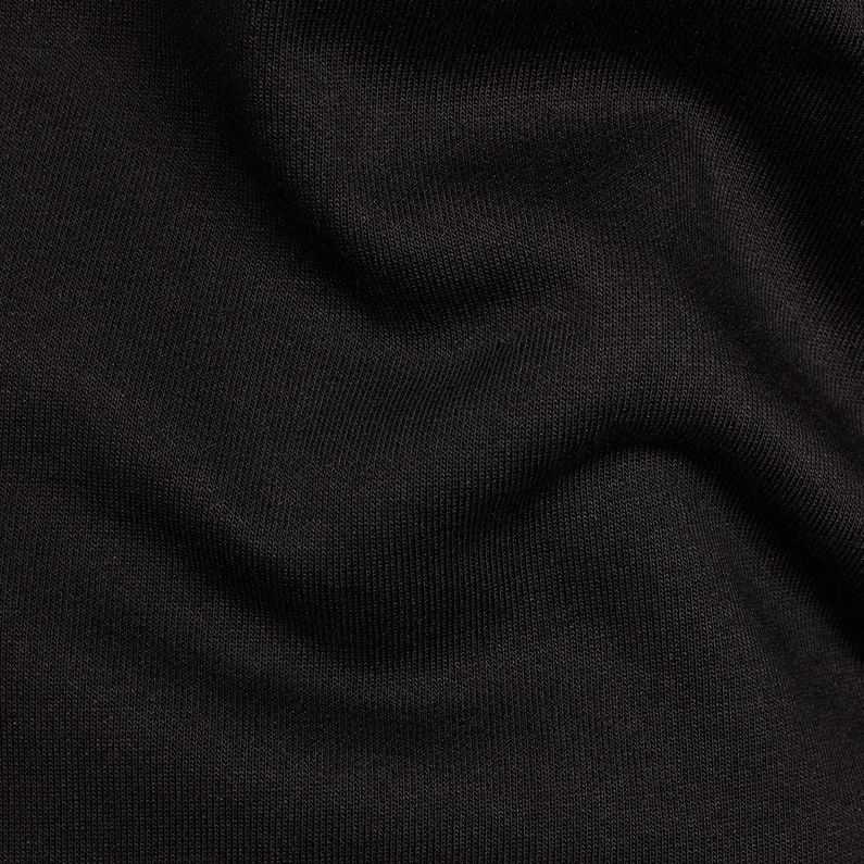 G-STAR® Zip Sweat Black fabric shot