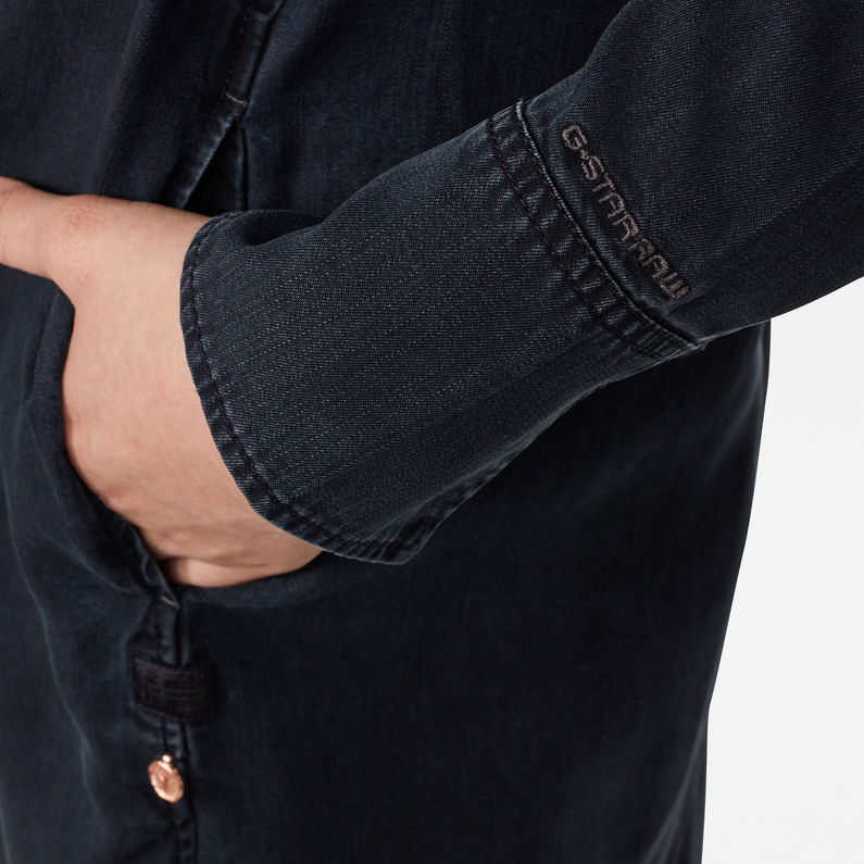 G-STAR® Ogee Dress ダークブルー detail shot