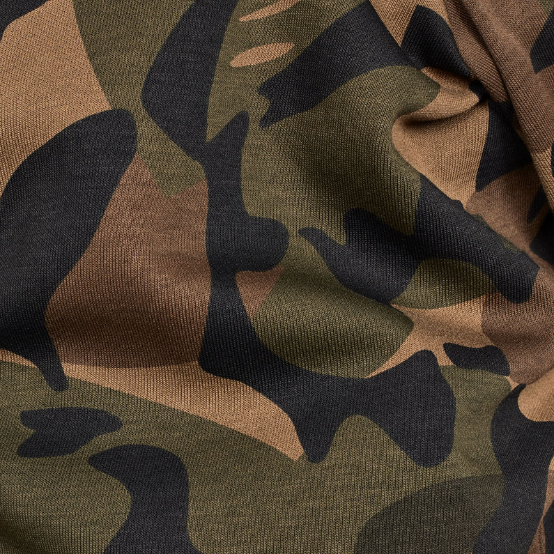 G-Star RAW® Lanc Slim Tracktop Sweater Green fabric shot