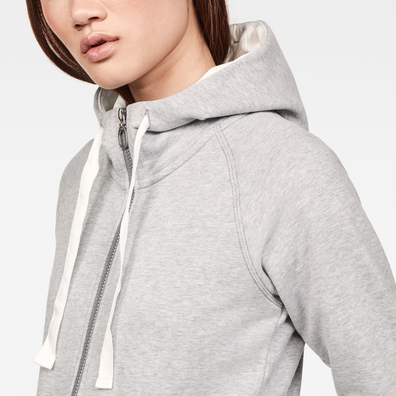 G-Star RAW® Sweat Fisure Slim Gris detail shot