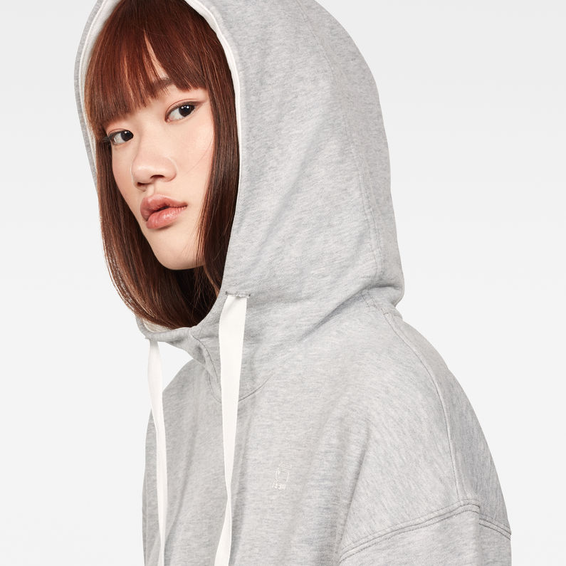 G-STAR® Scolla Sweat Kleid Grau detail shot
