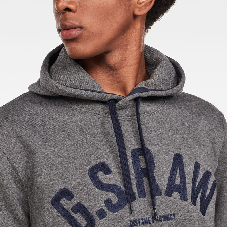G-Star RAW® Sweat Graphic 14 Core Gris detail shot