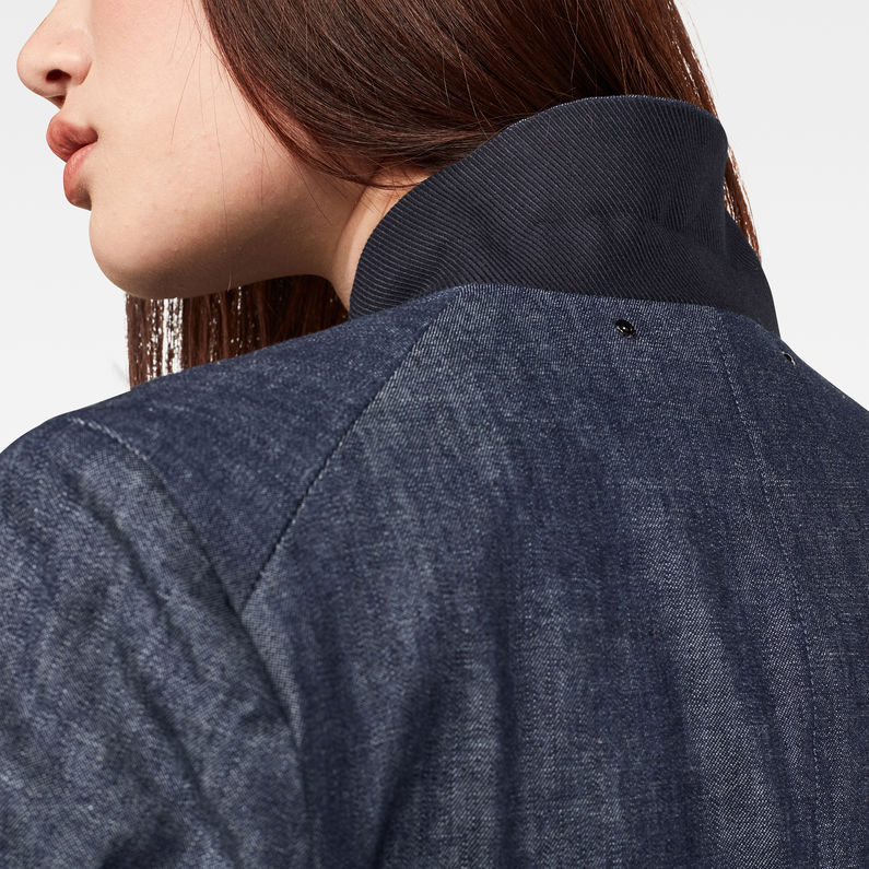 G-STAR® Classic Slim Blazer Donkerblauw detail shot