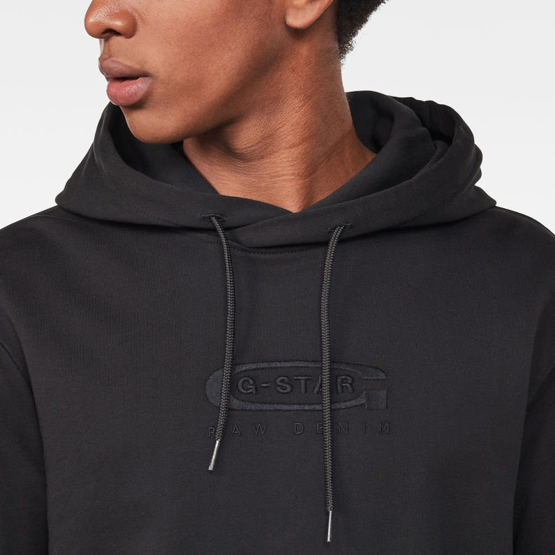 G-Star RAW® Sudadera Graphic 16 Core Negro detail shot