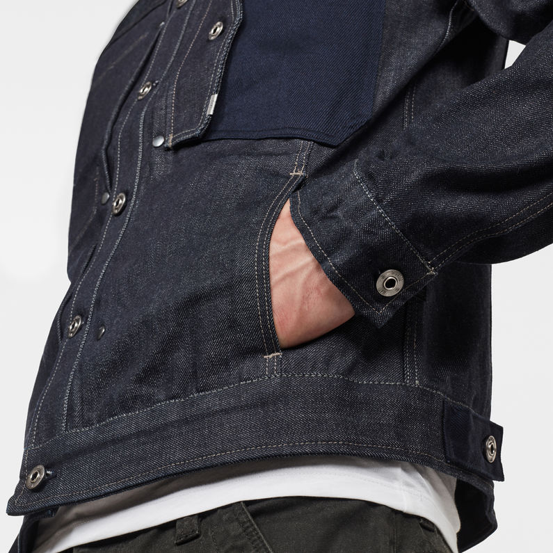 G-Star RAW® Scutar Slim Jacket PM Dark blue detail shot