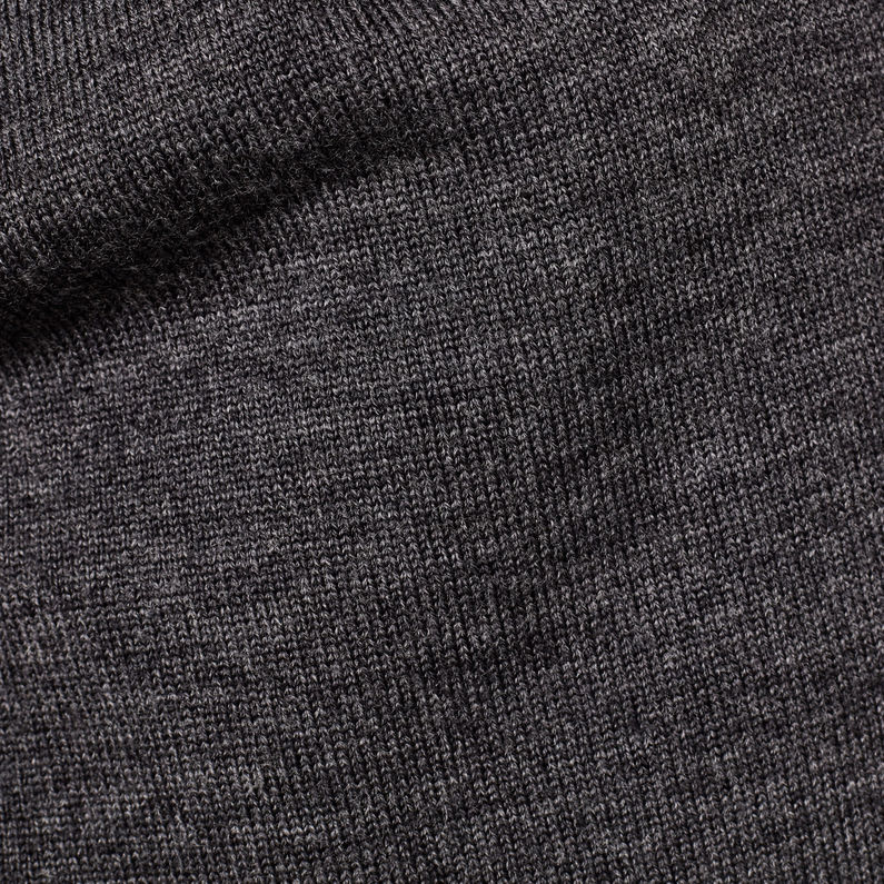G-Star RAW® Core Knitted Sweater Grijs fabric shot