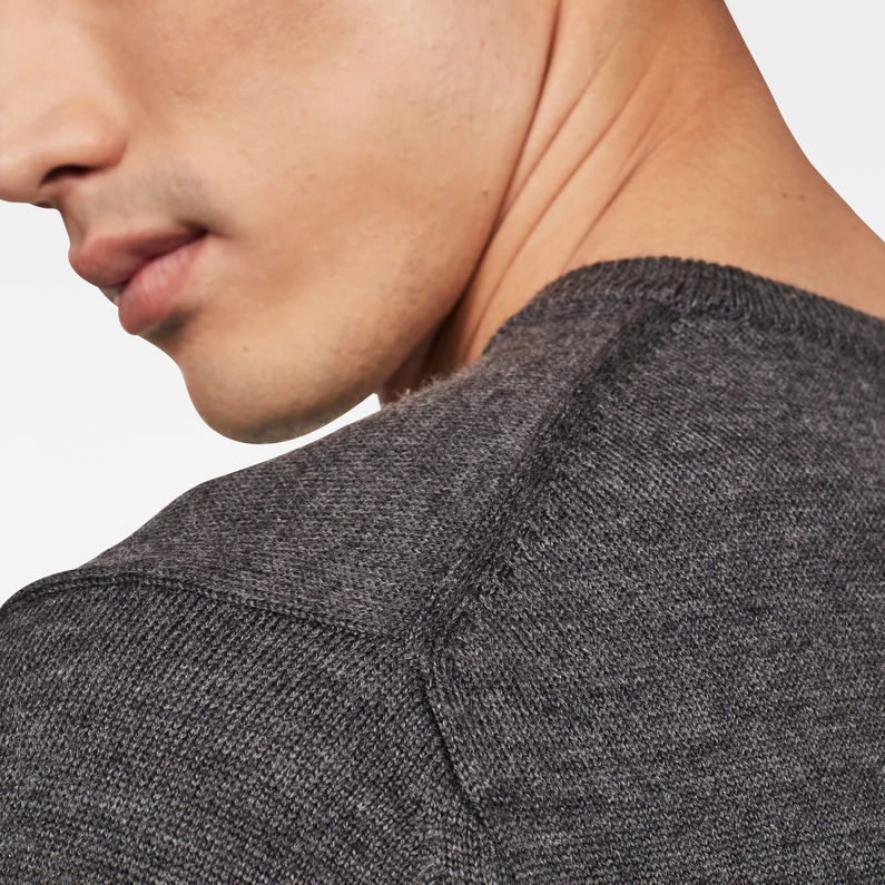 G-STAR® Top de punto Core Gris detail shot