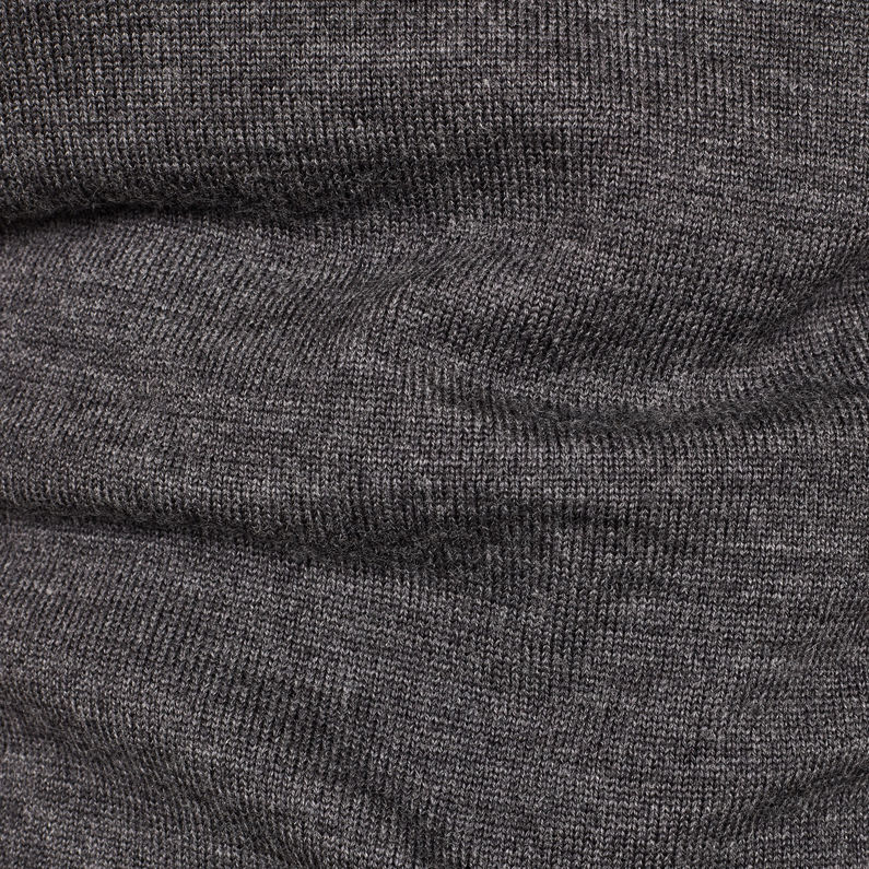 G-Star RAW® Washable Merino Knit Grey fabric shot