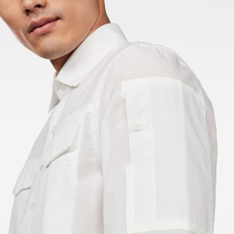 G-STAR® Slim Shirt White detail shot