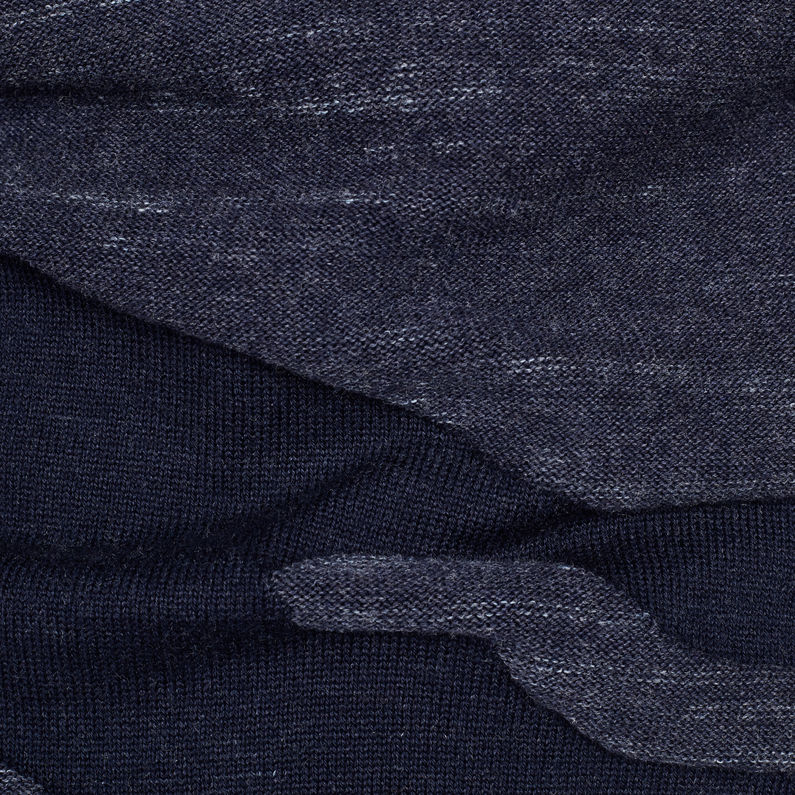 G-Star RAW® Sudadera Dessert Camo Knit Azul oscuro fabric shot