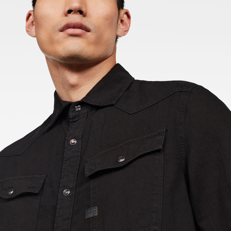 G-Star RAW® 3301 Slim Shirt Dark blue detail shot