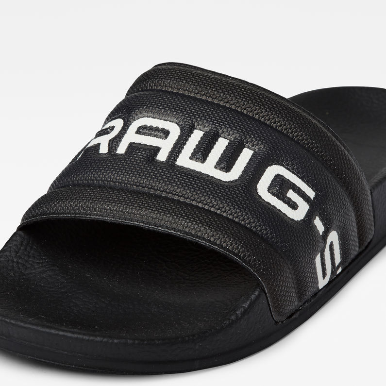 G-Star RAW® Sandales Cart Slide III Noir detail