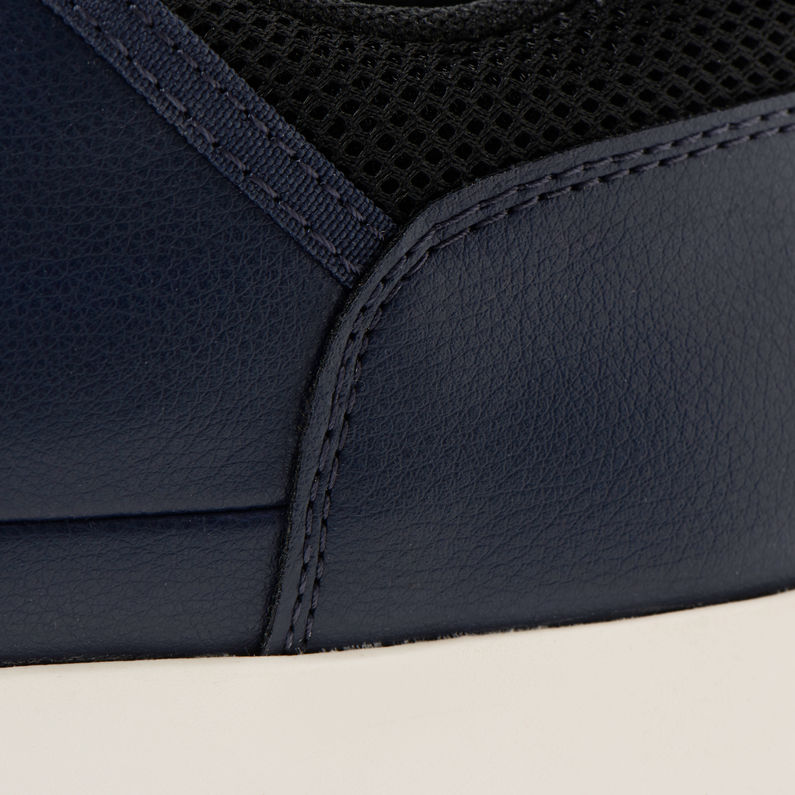 G-Star RAW® Baskets Rackam Vodan Low Bleu foncé fabric shot