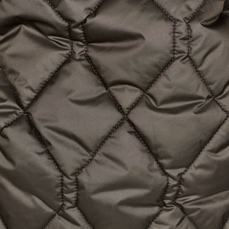 G-Star RAW® Surchemise Meefic Quilted Gris fabric shot