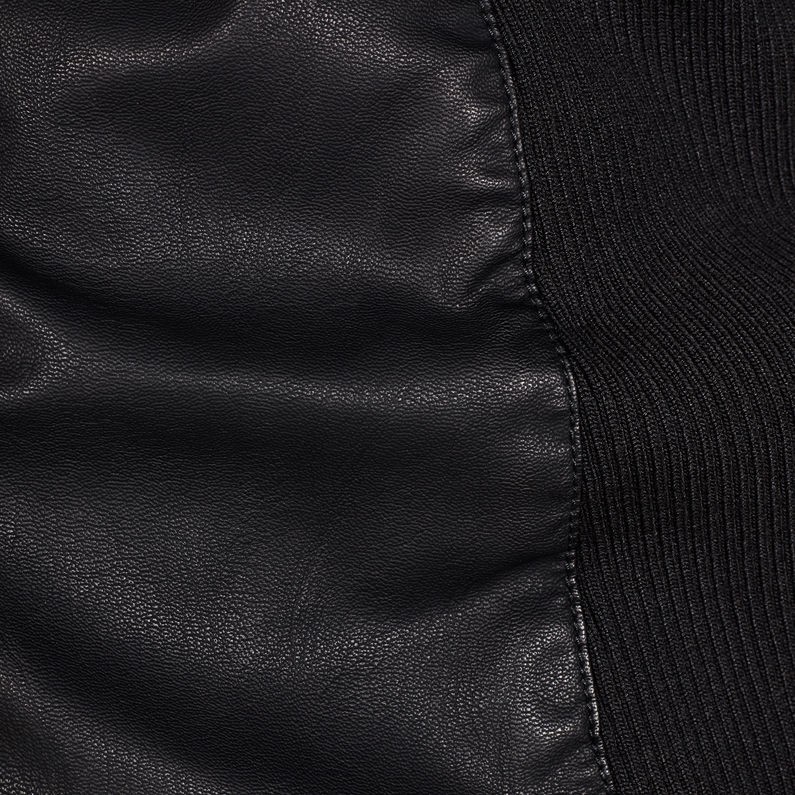 G-Star RAW® Motac-X GPL Biker Jacket Black fabric shot