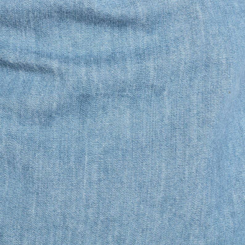 G-Star RAW® Camisa CPO Slim Azul claro fabric shot