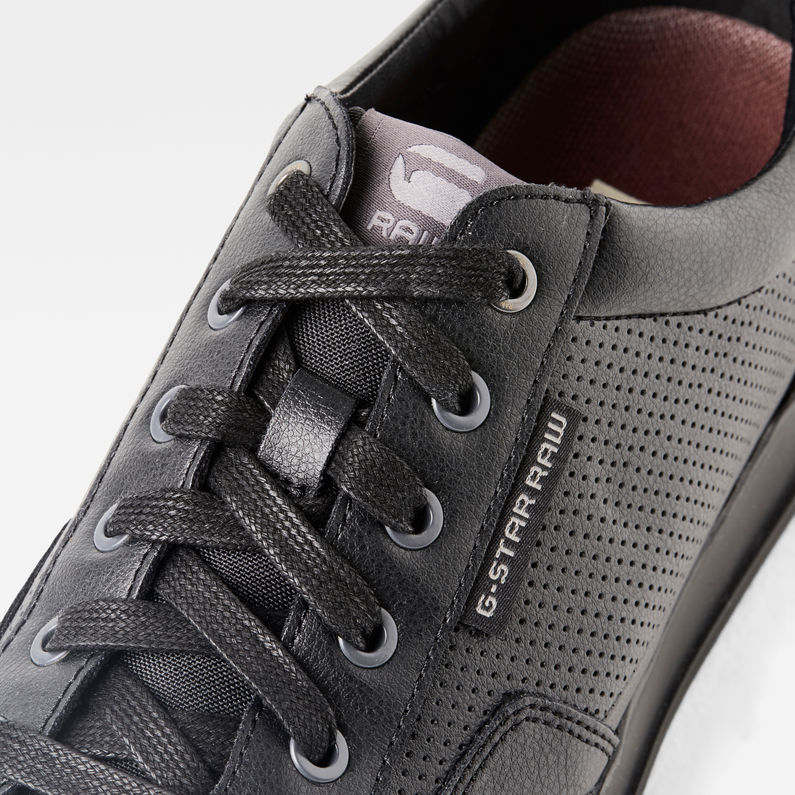 G-Star RAW® Rackam Core Low Sneakers Zwart detail