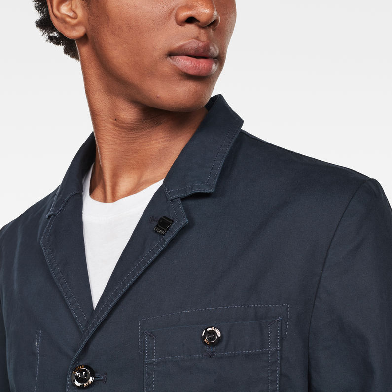 G-STAR® Pakke Blazer Dark blue detail shot