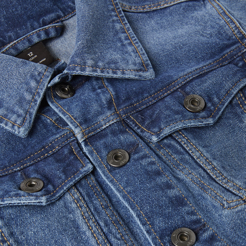 G-Star RAW® 3301 Denim Jacket Dark blue detail shot