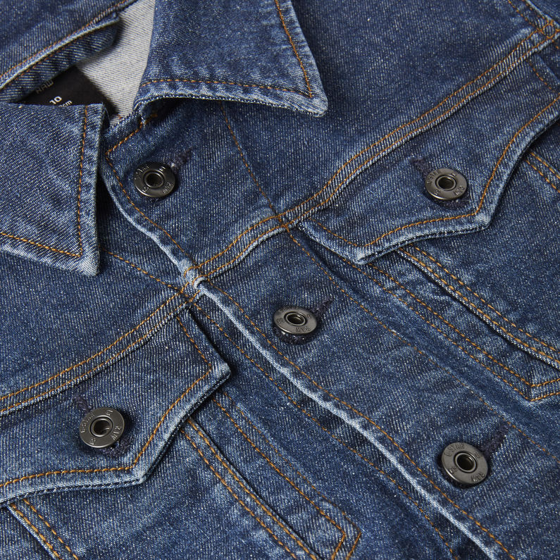 G-STAR® 3301 Denim Jacket Dark blue detail shot