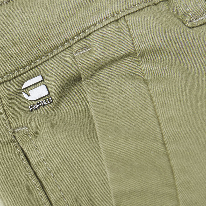 G-Star RAW® Pantalones chinos Bronson Slim Verde detail shot