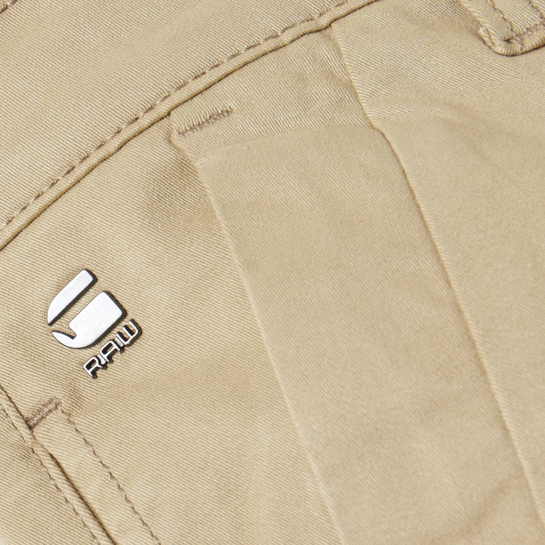 G-Star RAW® Bronson Slim Chino Beige detail shot