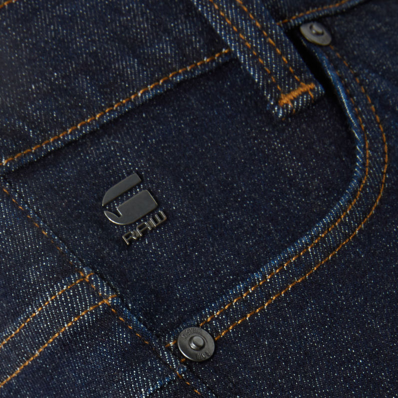 G-Star RAW® D-Staq Slim Jeans Dark blue detail shot