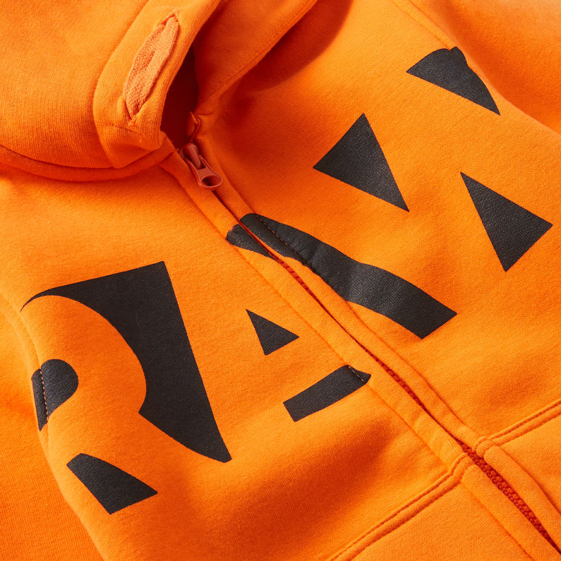 G-Star RAW® Hooded Cardigan Red detail shot