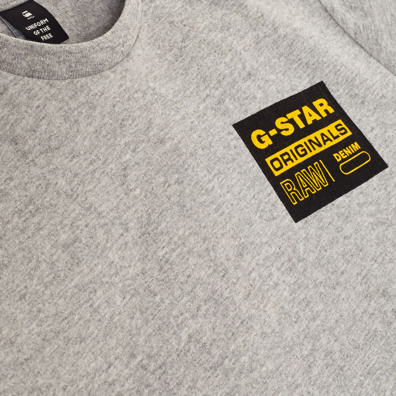 G-Star RAW® T-Shirt Grey detail shot