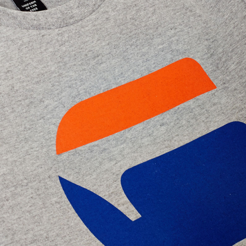 G-Star RAW® Graphic T-Shirt Grey detail shot