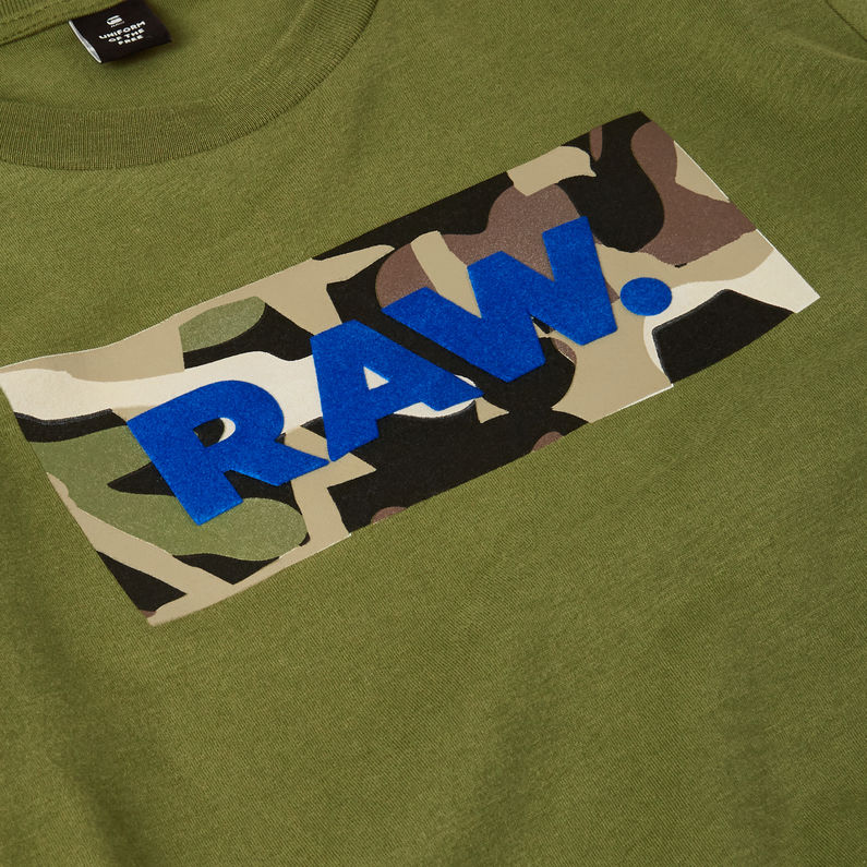 G-Star RAW® Graphic T-Shirt Green detail shot